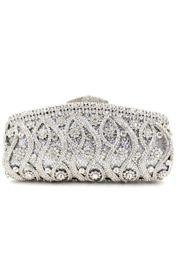 Luksus Rhinestone Party håndtaske med aftagelig kæde